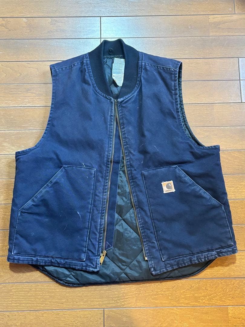 Carhartt ダックベスト ネイビー USA製