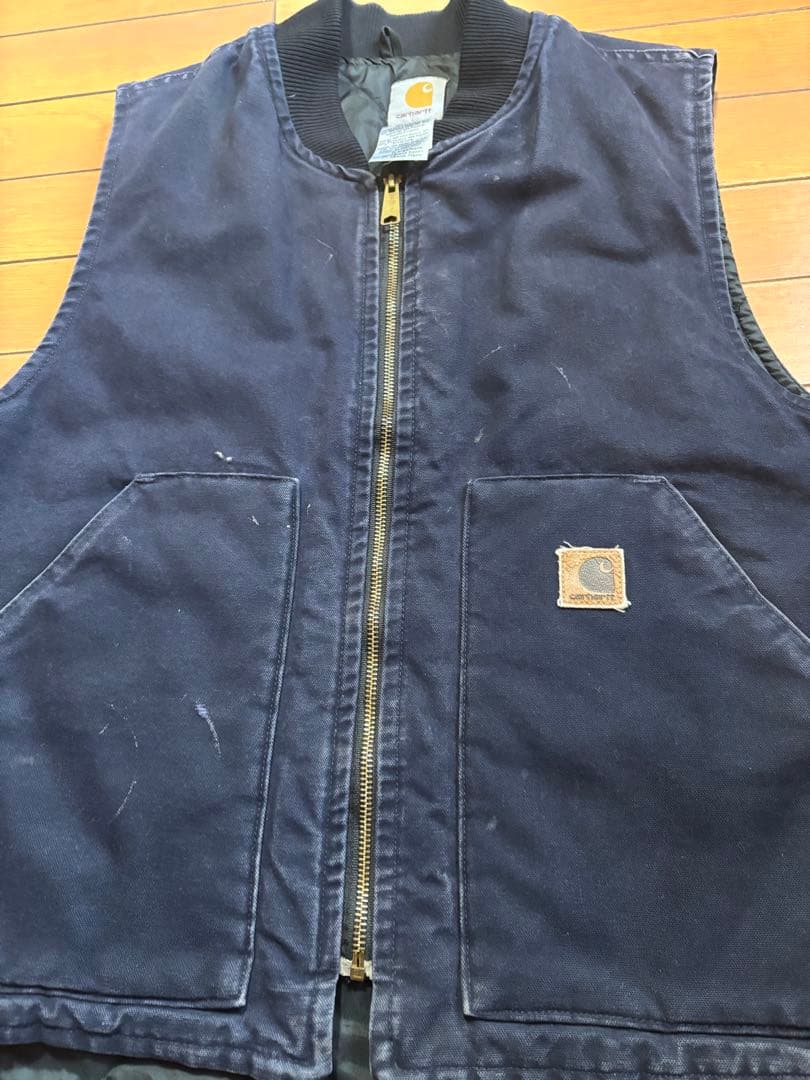 Carhartt ダックベスト ネイビー USA製