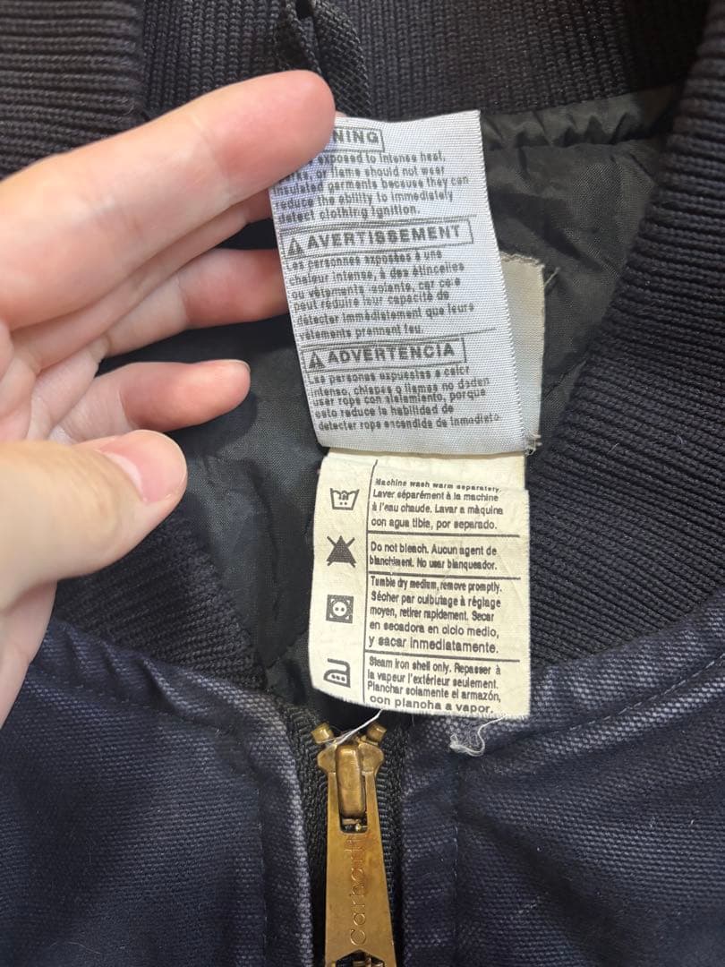 Carhartt ダックベスト ネイビー USA製