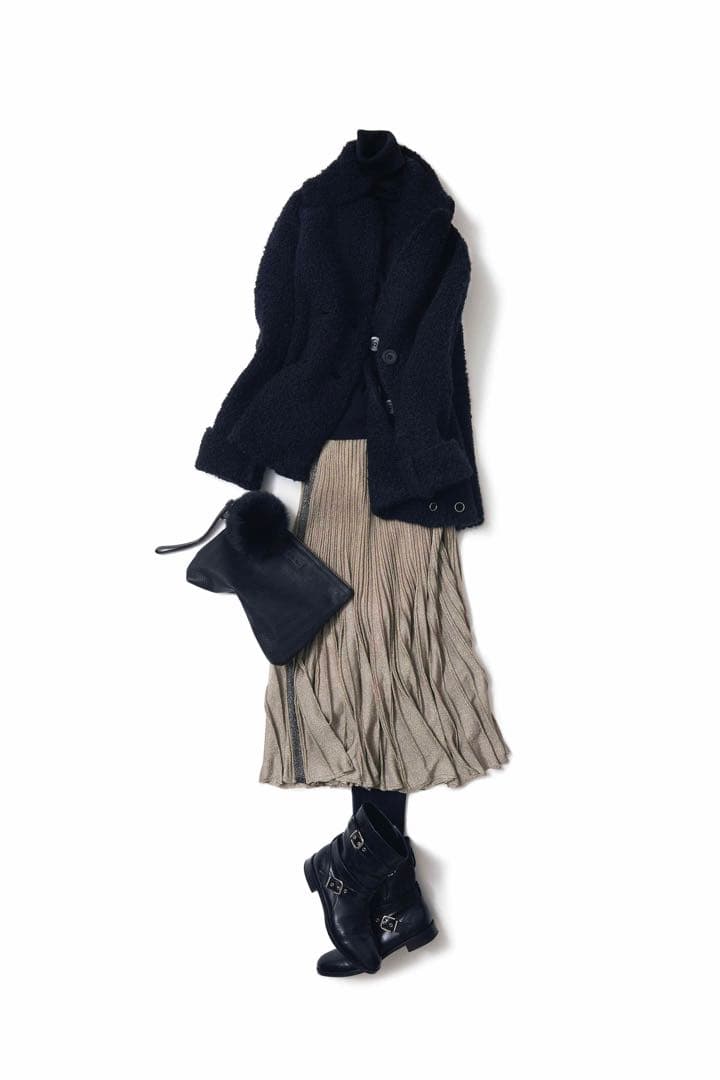 菊池京子 K.K closetブークレーピーコート ロベルト・コリーナ