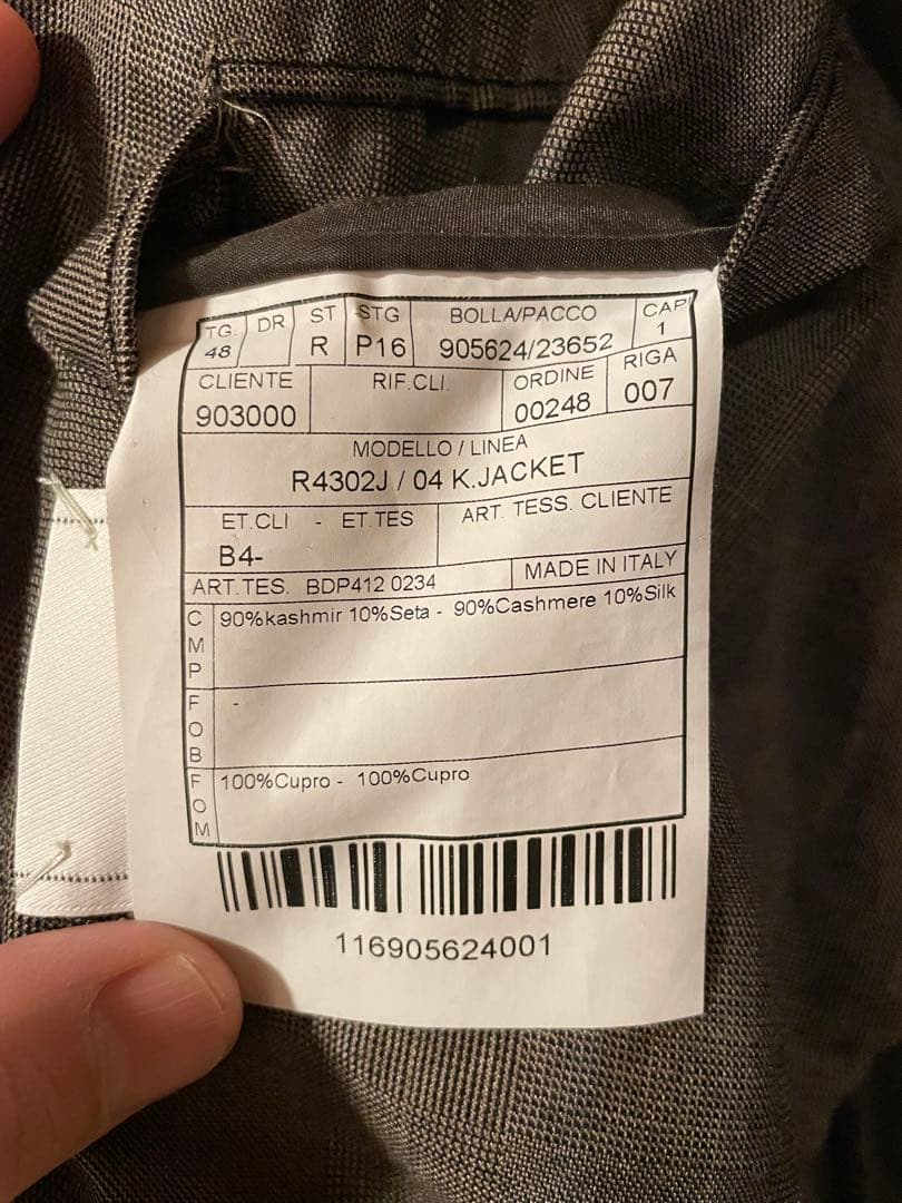 【最終値下げ】BOGLIOLI ボリオリ カシミア K.JACKET ダブル