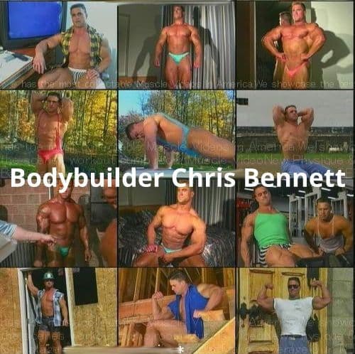 Bodybuilder Chris Bennett レア