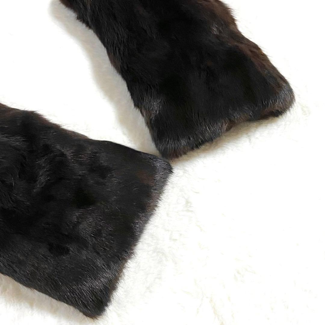 【美品】 クレージュ 本毛皮 ジャケット サイズ36