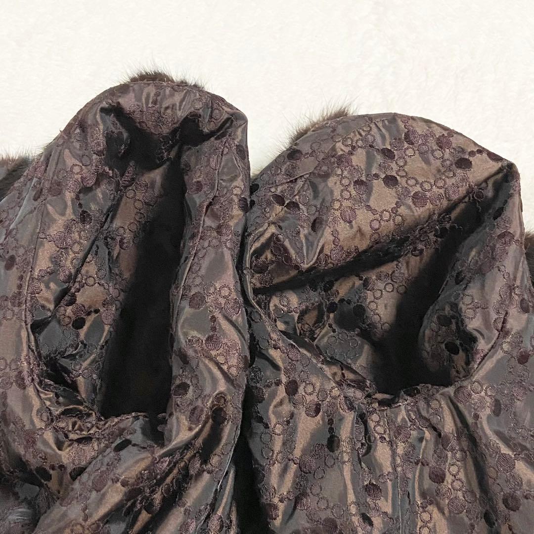 【美品】 クレージュ 本毛皮 ジャケット サイズ36