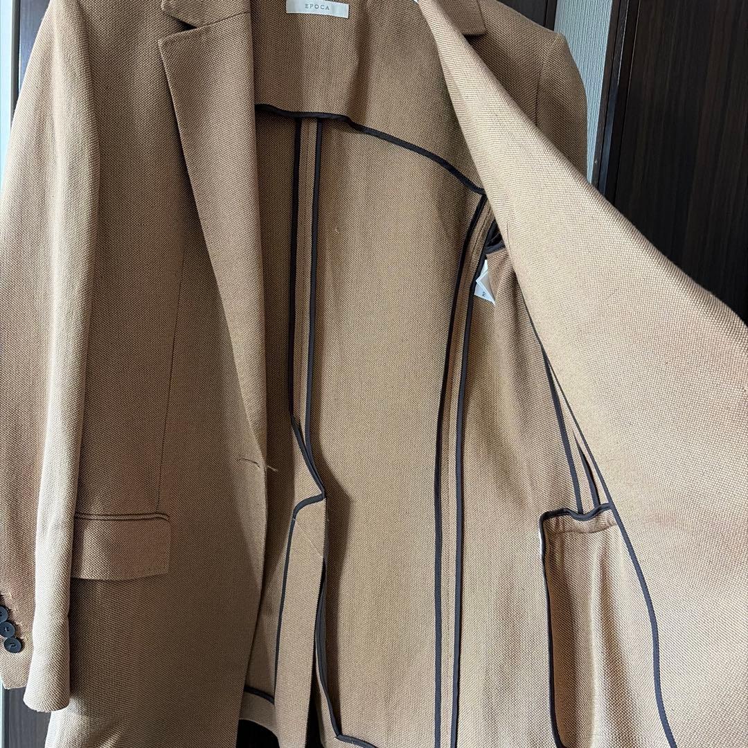 エポカ　ギマコットンテーラードジャケット　40