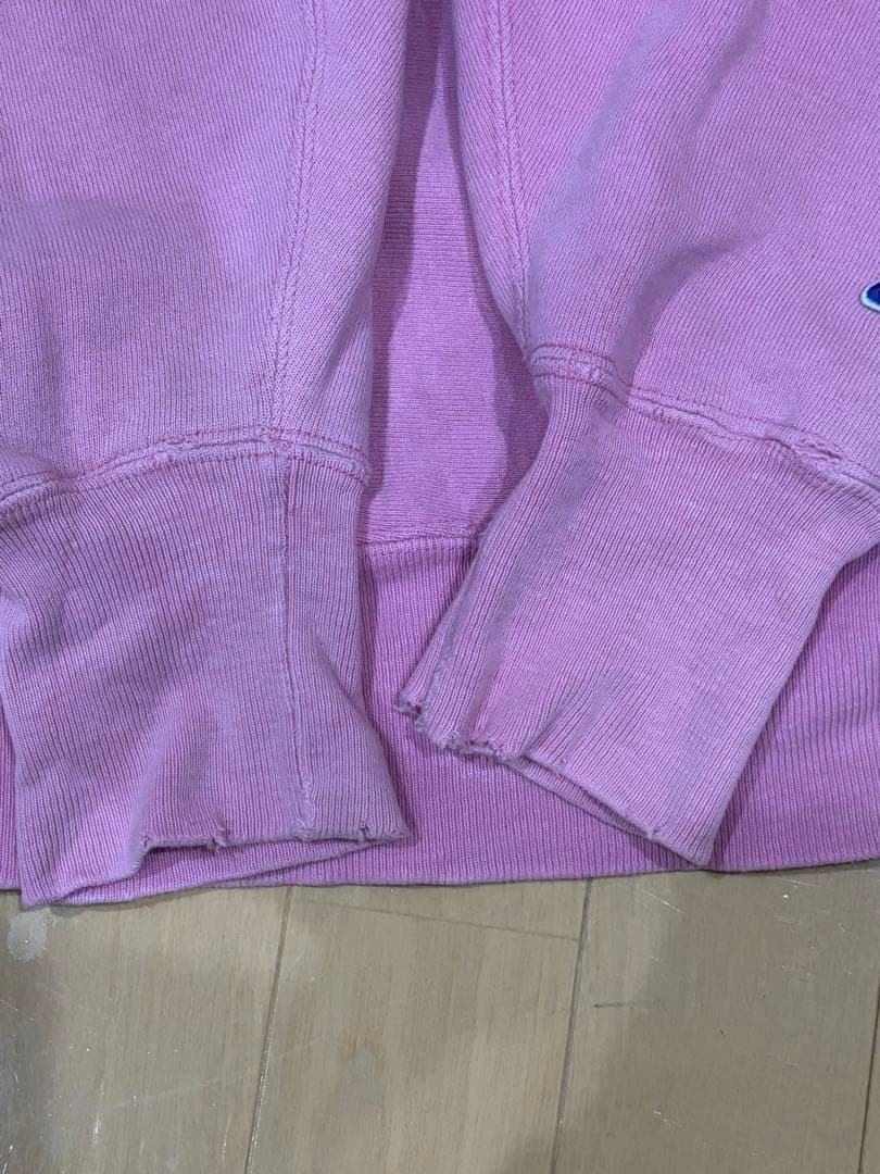 90s Champion リバースウィーブ ピンク XL USA製　希少