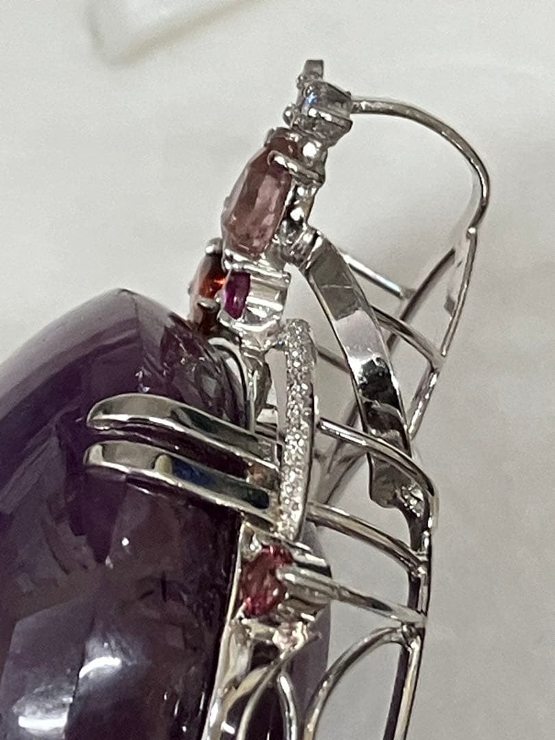 スターサファイア　プラチナ　ペンダント