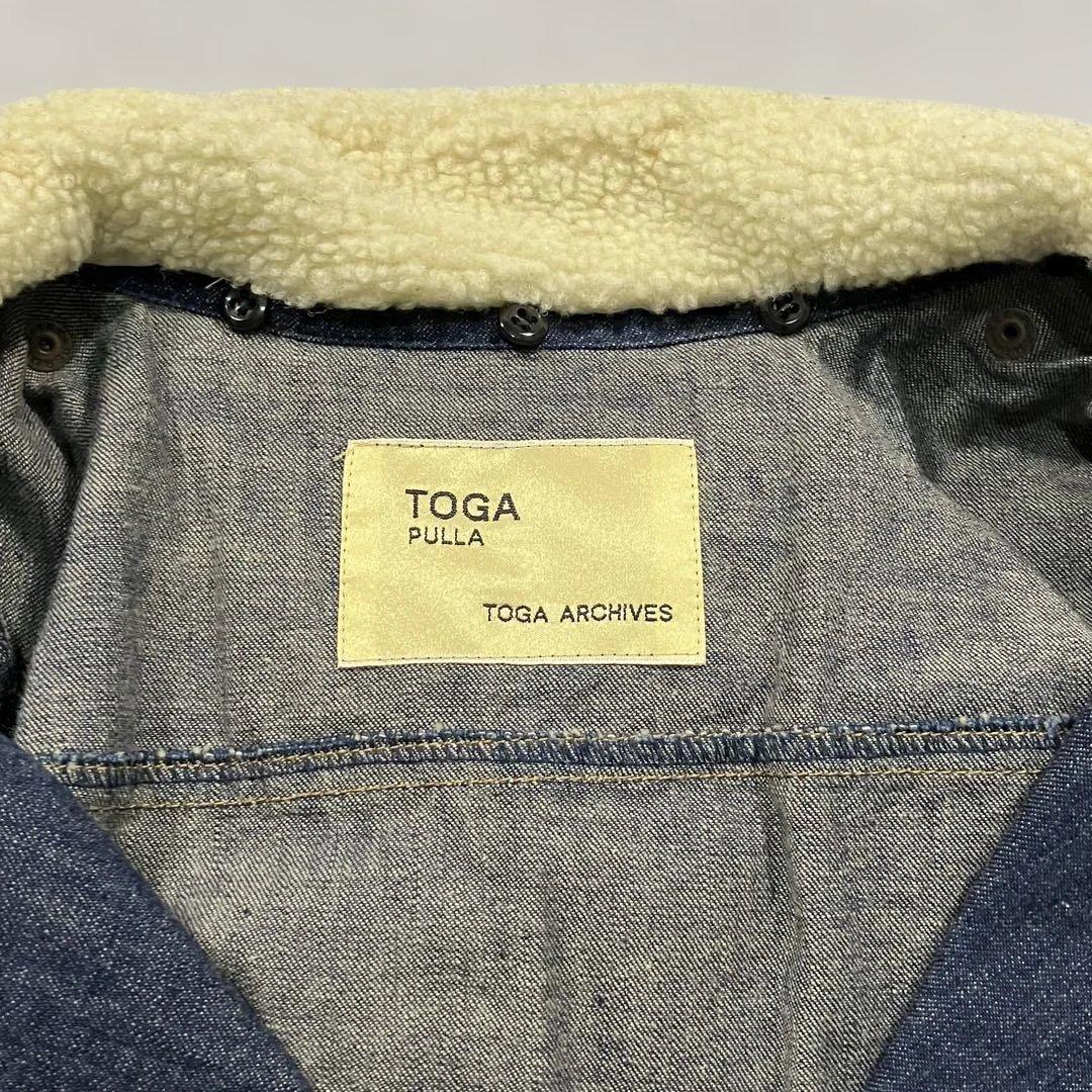TOGA トーガ ボアフリース ドッキングジャケット デニムジャケット ベスト