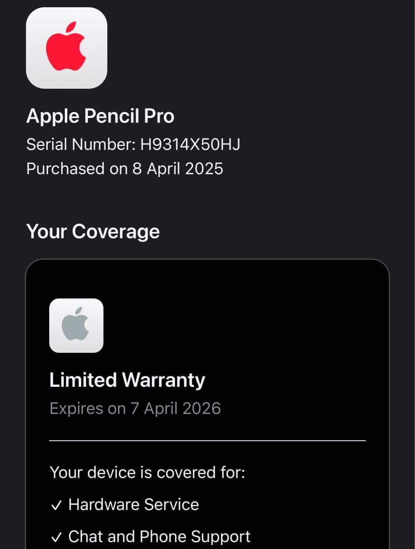 新品未使用Apple Pencil Pro A2538 保証付き