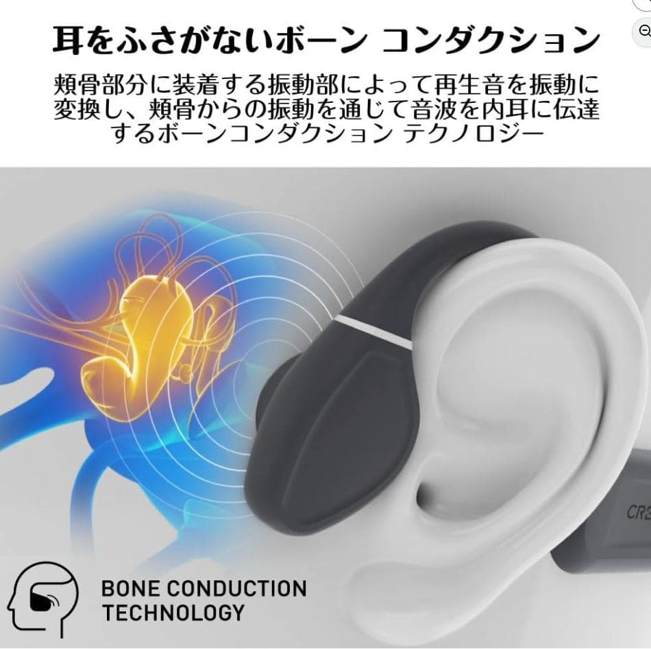 新品未開封 骨伝導イヤホン outlier free pro+