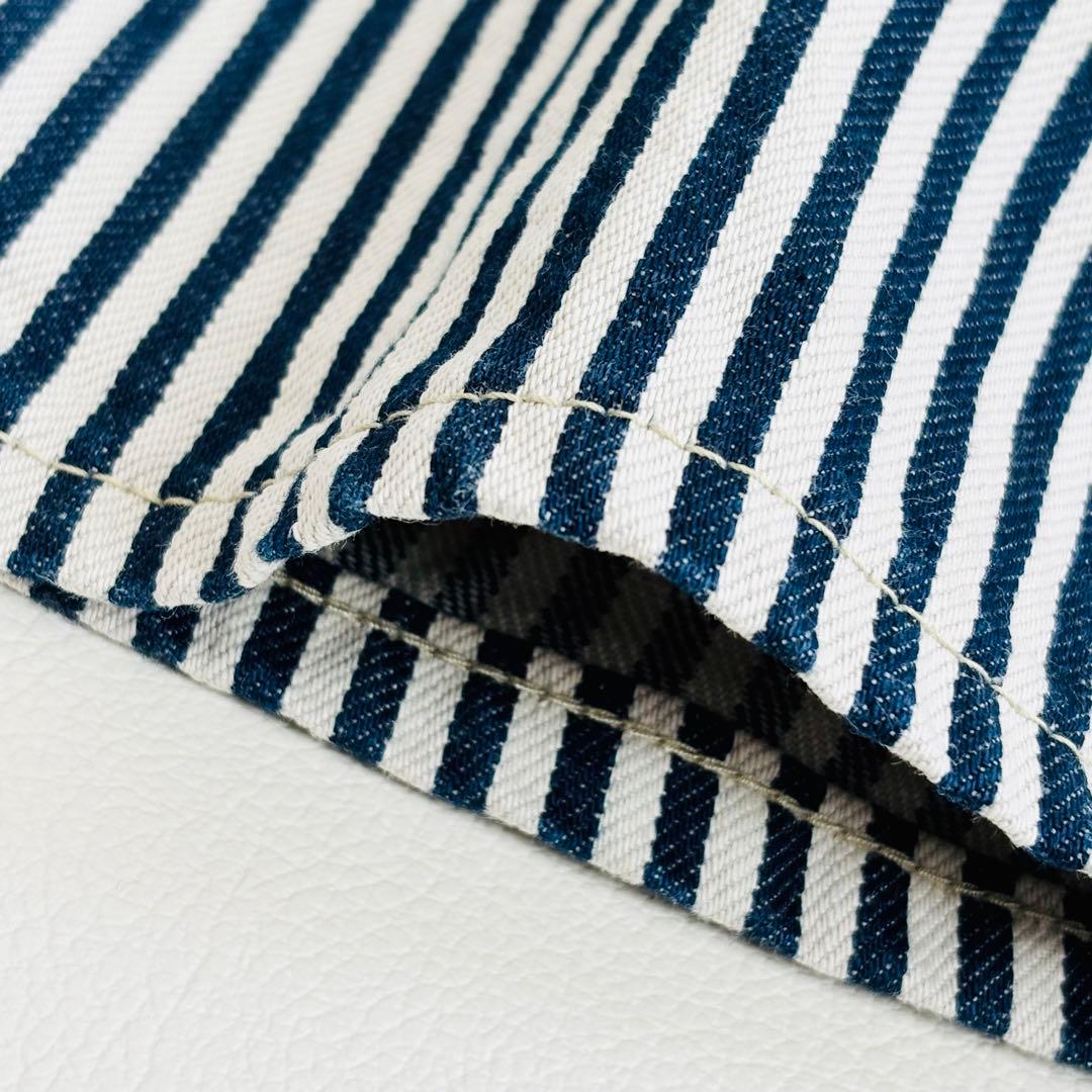 1685【極美品】45R 小麦デニムの908ペインターパンツ ヒッコリーパンツ