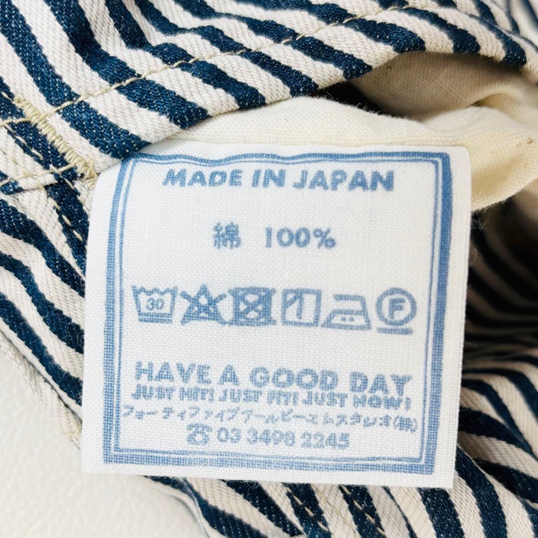 1685【極美品】45R 小麦デニムの908ペインターパンツ ヒッコリーパンツ