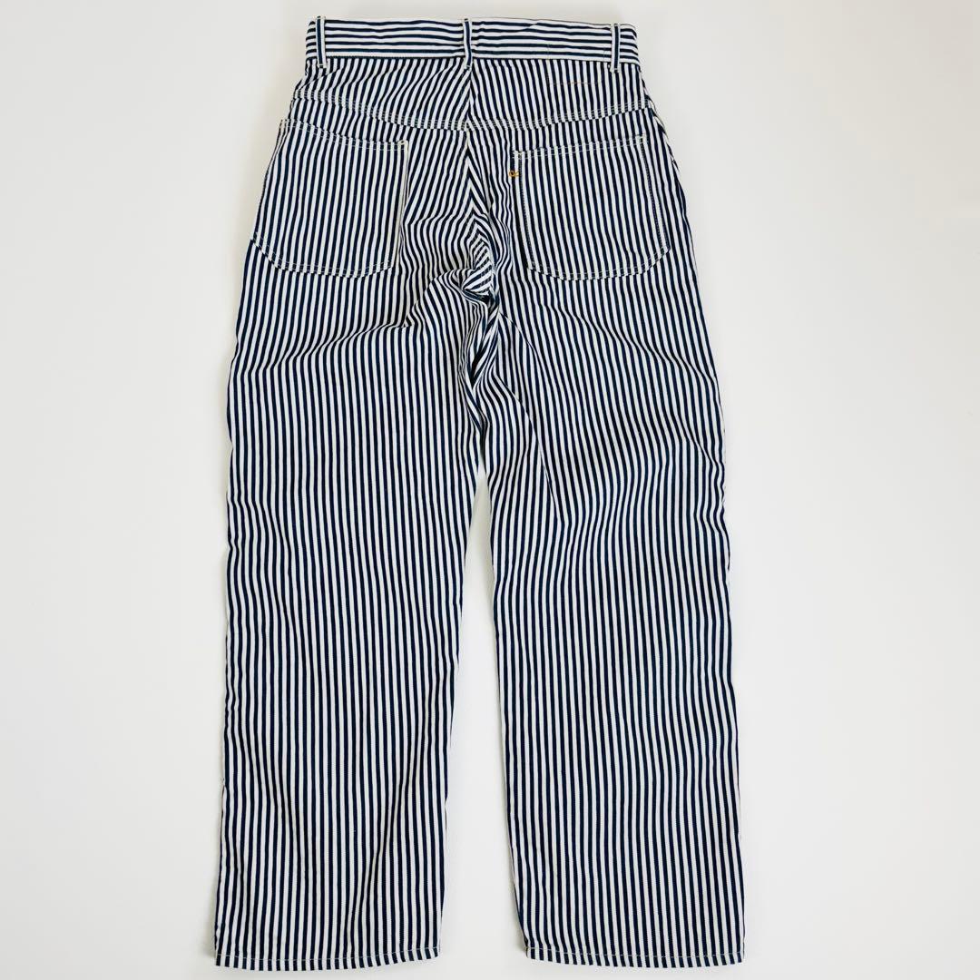 1685【極美品】45R 小麦デニムの908ペインターパンツ ヒッコリーパンツ