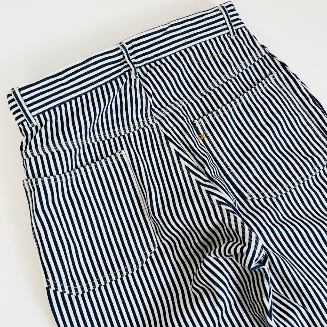 1685【極美品】45R 小麦デニムの908ペインターパンツ ヒッコリーパンツ