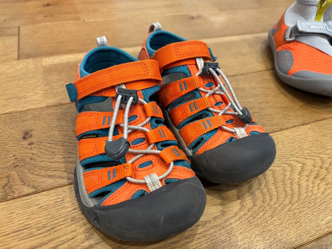 mont-bellウォーターシューズ　ラッシュガード＆keen サンダルセット☆