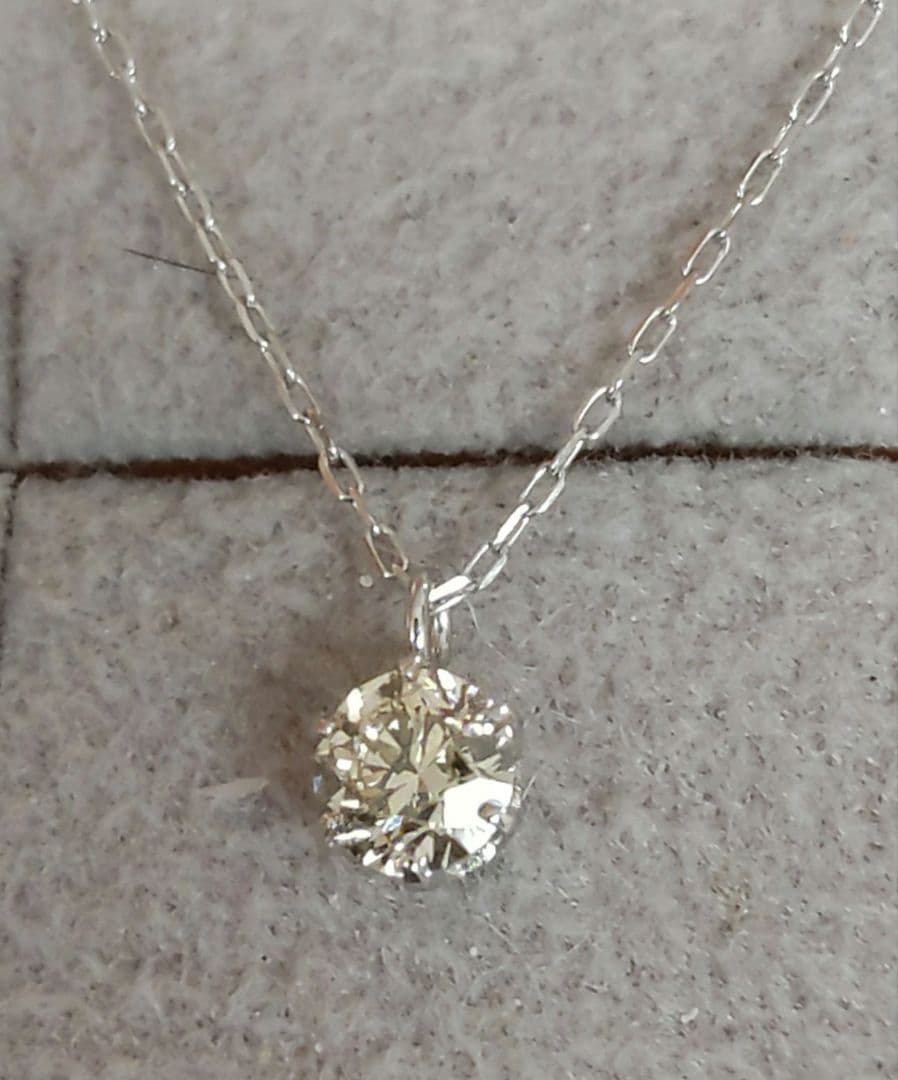 pt900 850天然ダイヤモンド ネックレス ダイヤモンド0.30ct