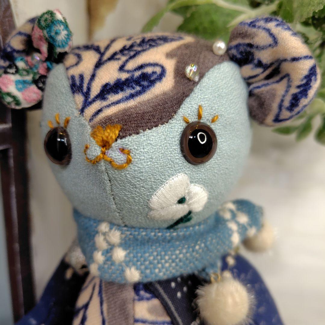 ミナペルホネン＊ハンドメイド＊ぬいぐるみ＊テディベア＊80