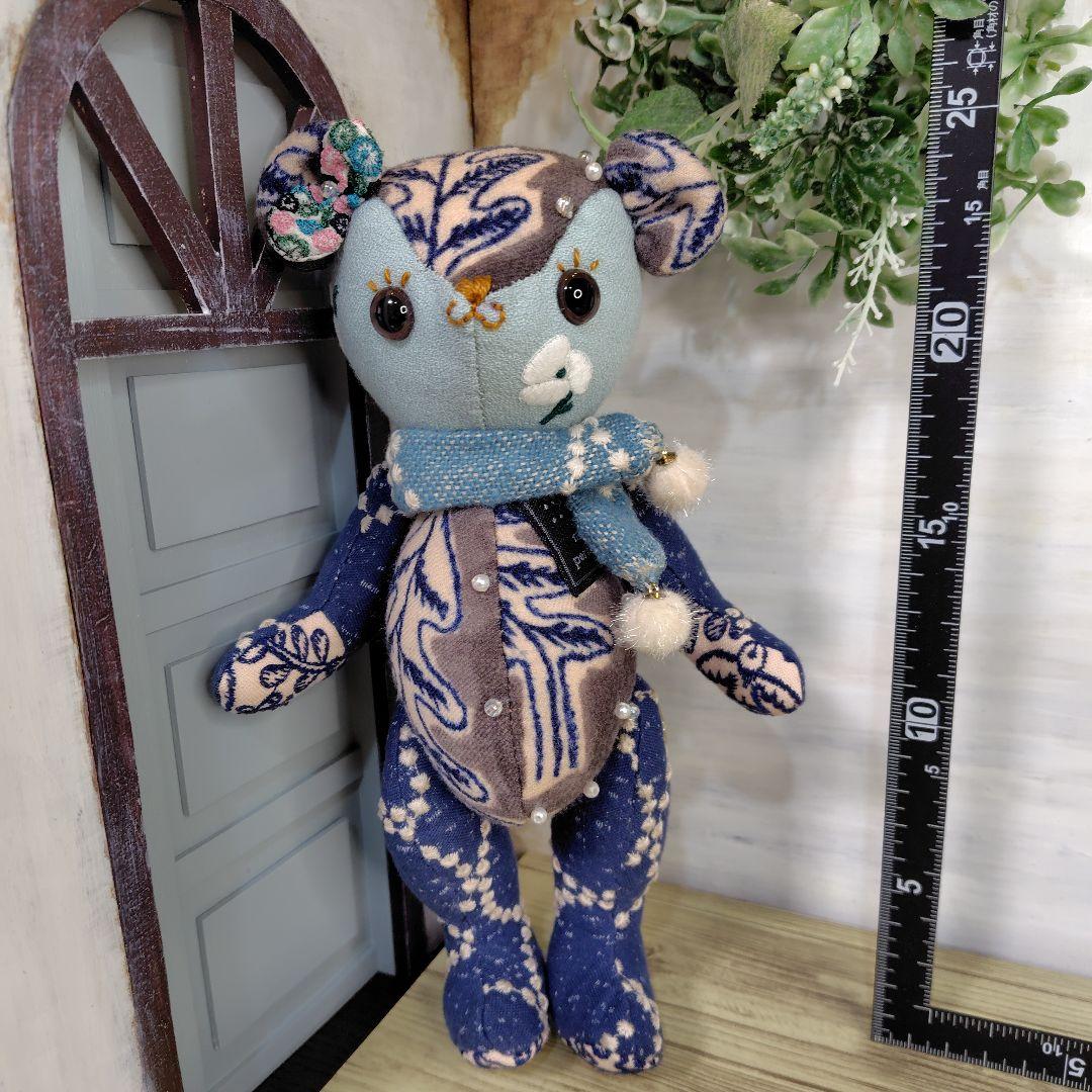 ミナペルホネン＊ハンドメイド＊ぬいぐるみ＊テディベア＊80