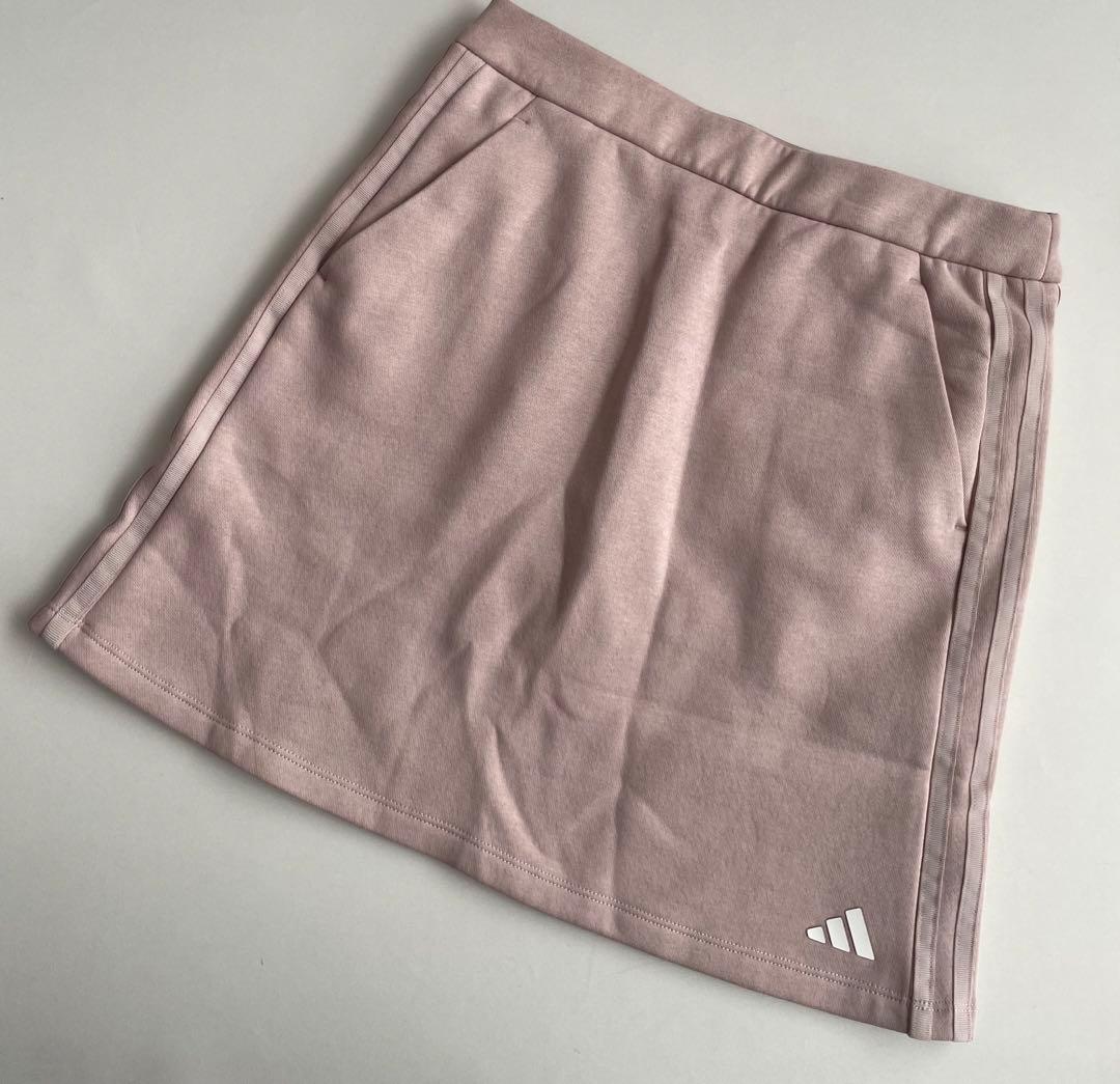 新品タグ付⛳️長袖トレーナー裏起毛セットアップ秋冬　アディダスゴルフ　スリーライン