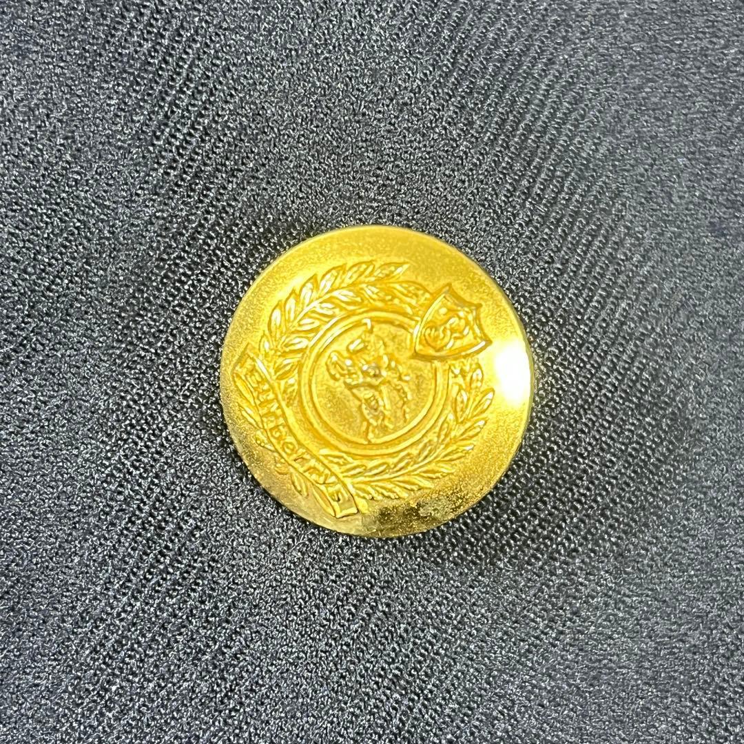 ✨極美品 バーバリーズ カシミヤ 100% 紺ブレ 金ボタン シャドーホース