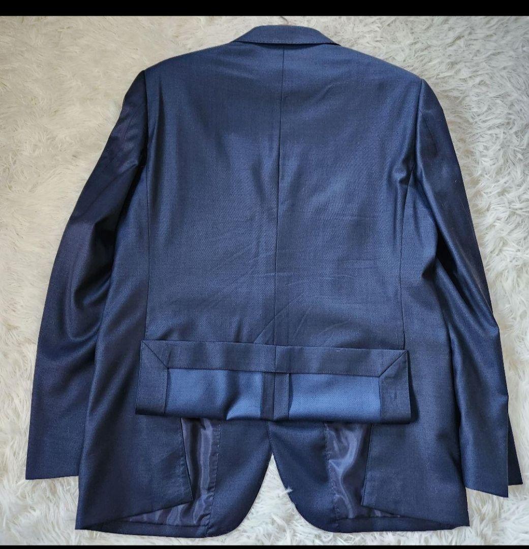 極美品 ONLY スーツ REDA 希少サイズ180 XL相当 ウール ブルー