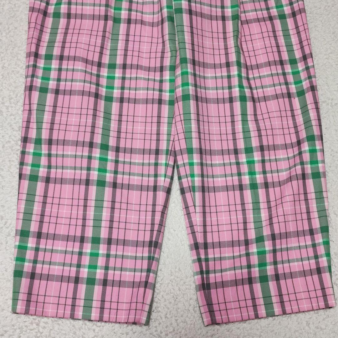 MAISON SPECIAL　2WAYチェックバルーンパンツ　ピンク　サイズ38