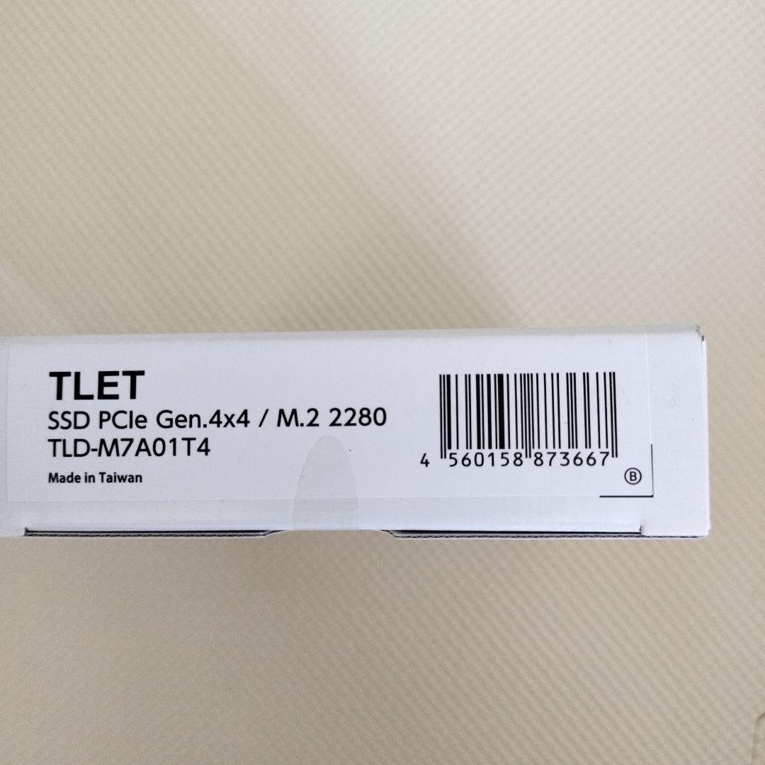 【新品未開封】東芝TLET 1TB SSD PCIe Gen4x4 M.2