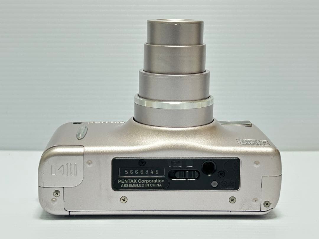 437 完動品 PENTAX ESPIO120SWⅡ フィルムカメラ ピンク