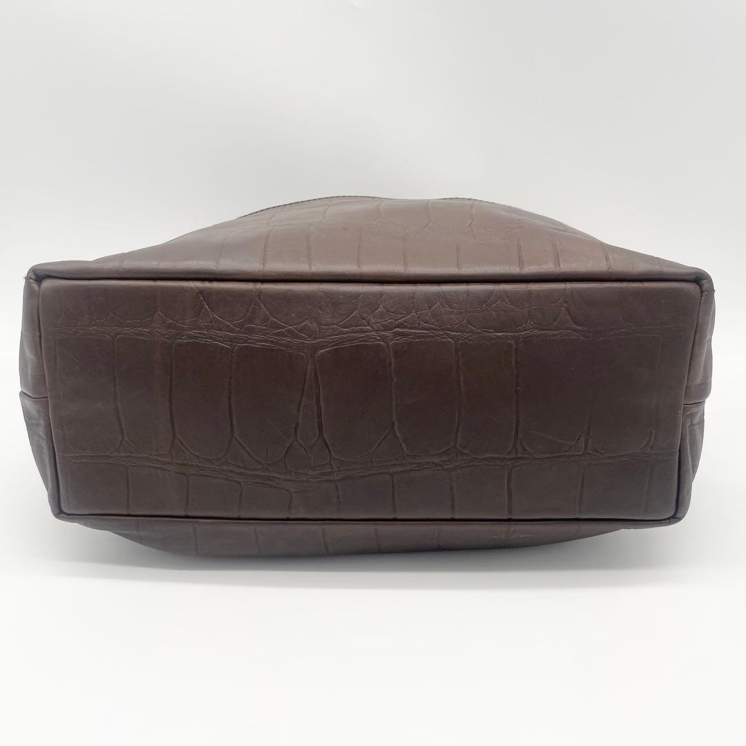 美品　ダニエル&ボブ2way ジャスミン　ロディ　ショルダーバッグ　クロコ型押し