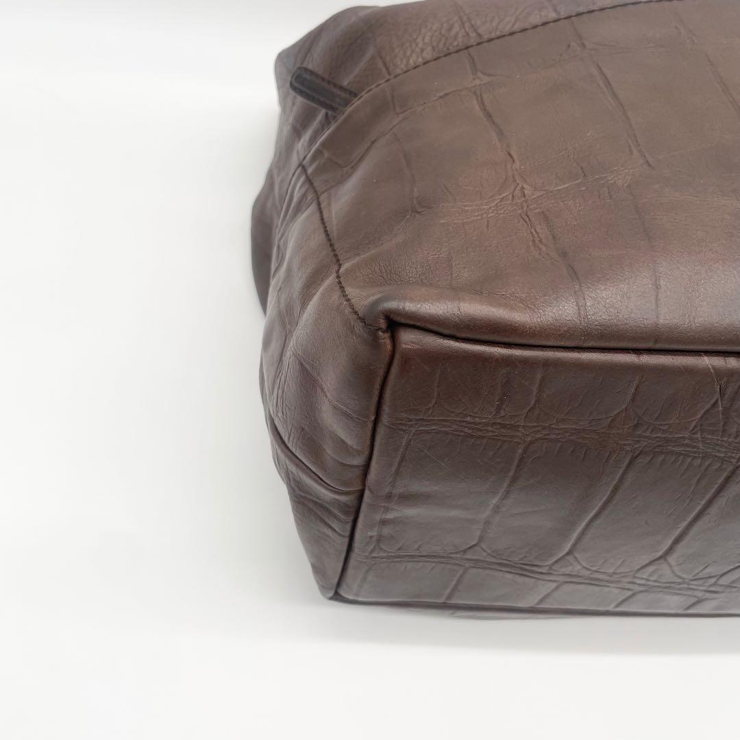 美品　ダニエル&ボブ2way ジャスミン　ロディ　ショルダーバッグ　クロコ型押し