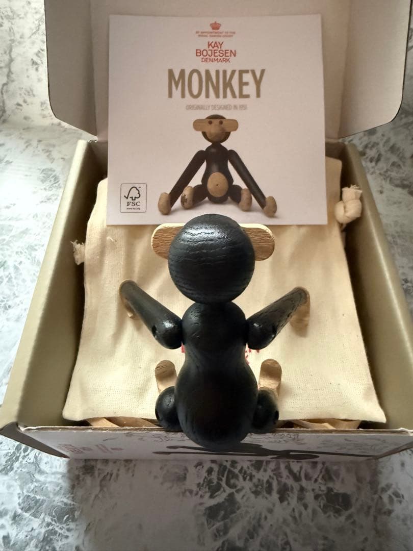 Kay Bojesen カイボイスン モンキーミニ ブラック 正規品