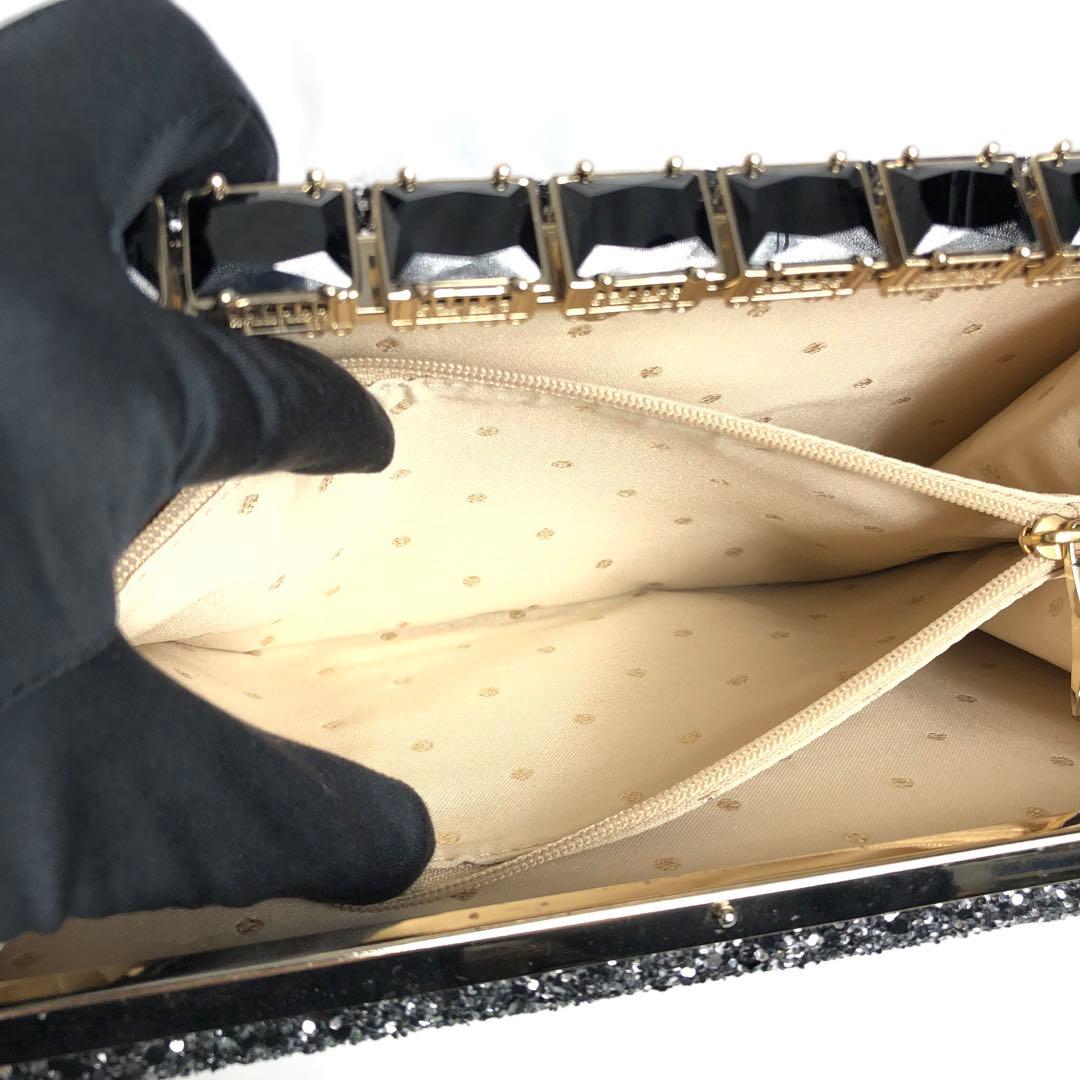 kate spade ケイトスペード クラッチバッグ 汽車 グリッター トレイン