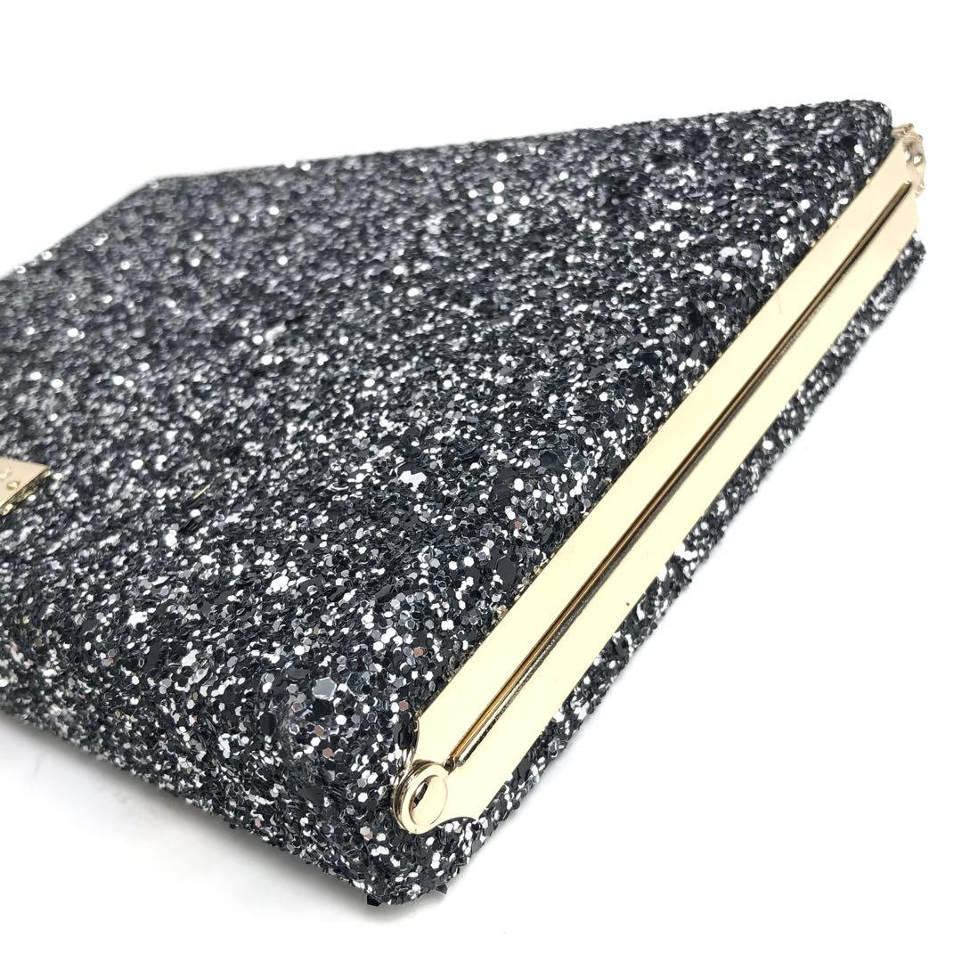 kate spade ケイトスペード クラッチバッグ 汽車 グリッター トレイン