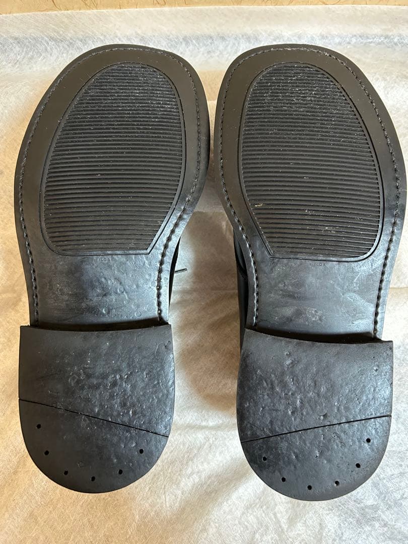 PRADA プラダ　レザー　シューズ　ブラック　27.0cm