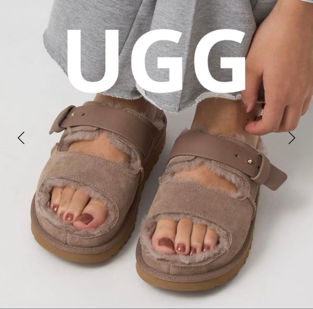 【美品】UGG アグ Greenport Strap Slide サンダル 25