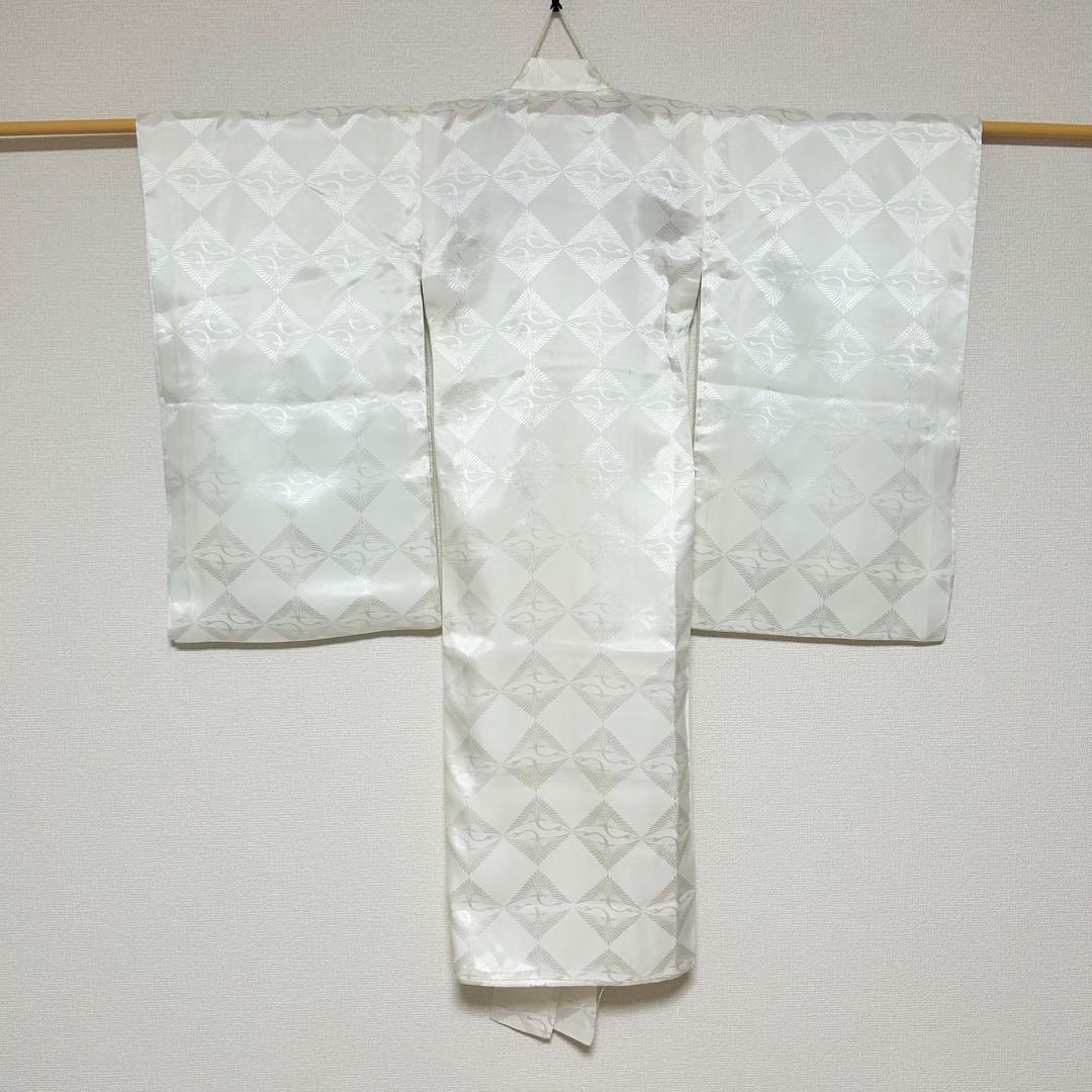 着物　お宮参り　産着　祝着　黒　鷹　吉祥柄　五つ紋　男の子　襦袢付き