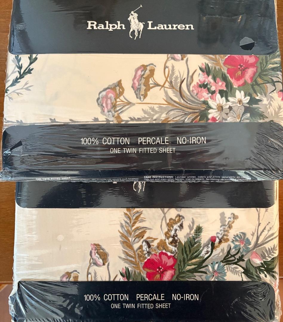 Ralph Laurenホームコレクション シングルシーツ 2枚セット【未開封】