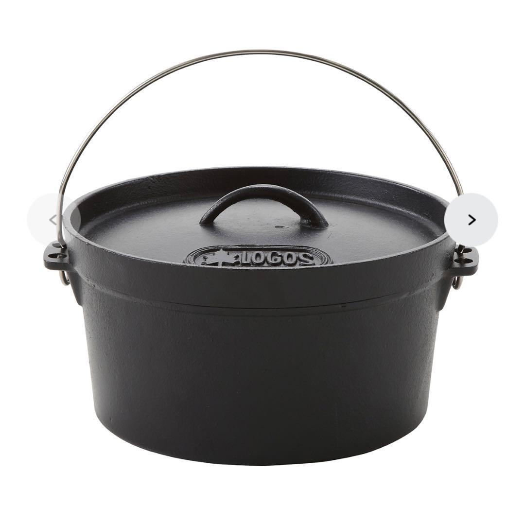 ロゴス SLダッチオーブン 10インチ・ディープ バッグ付 No.8