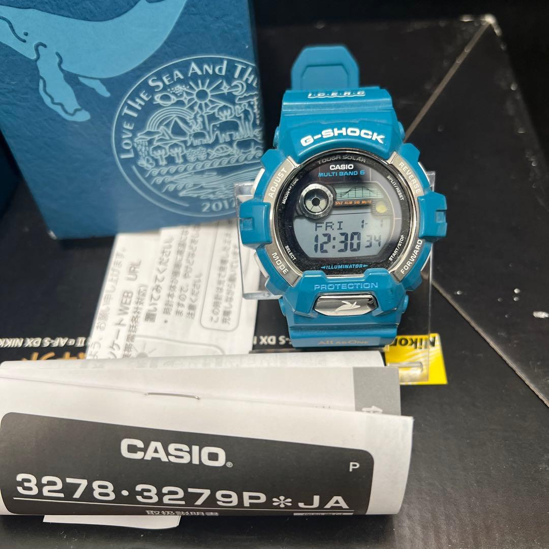 イルクジCASIO G-SHOCK ソーラー充電 青