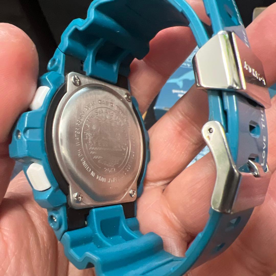 イルクジCASIO G-SHOCK ソーラー充電 青