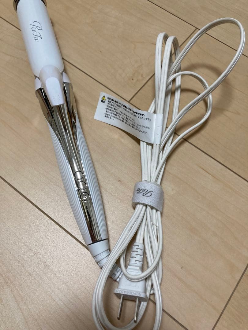 リファカールヘアアイロン ホワイト32mm