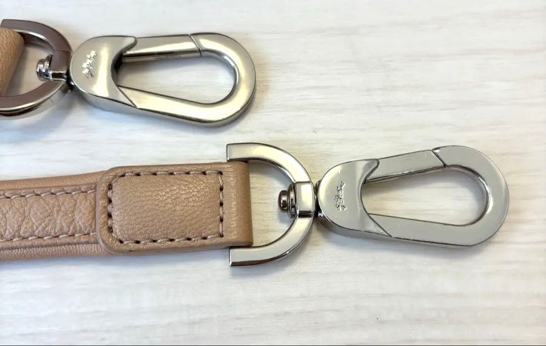 美品♡【ロンシャン】プリアージュキュイールL ベージュ