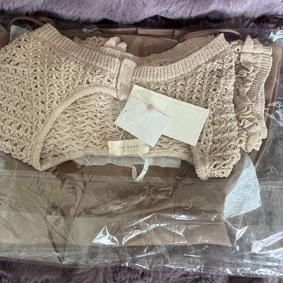 ☘️新品未使用☘️ Grenda pleats set mini dress