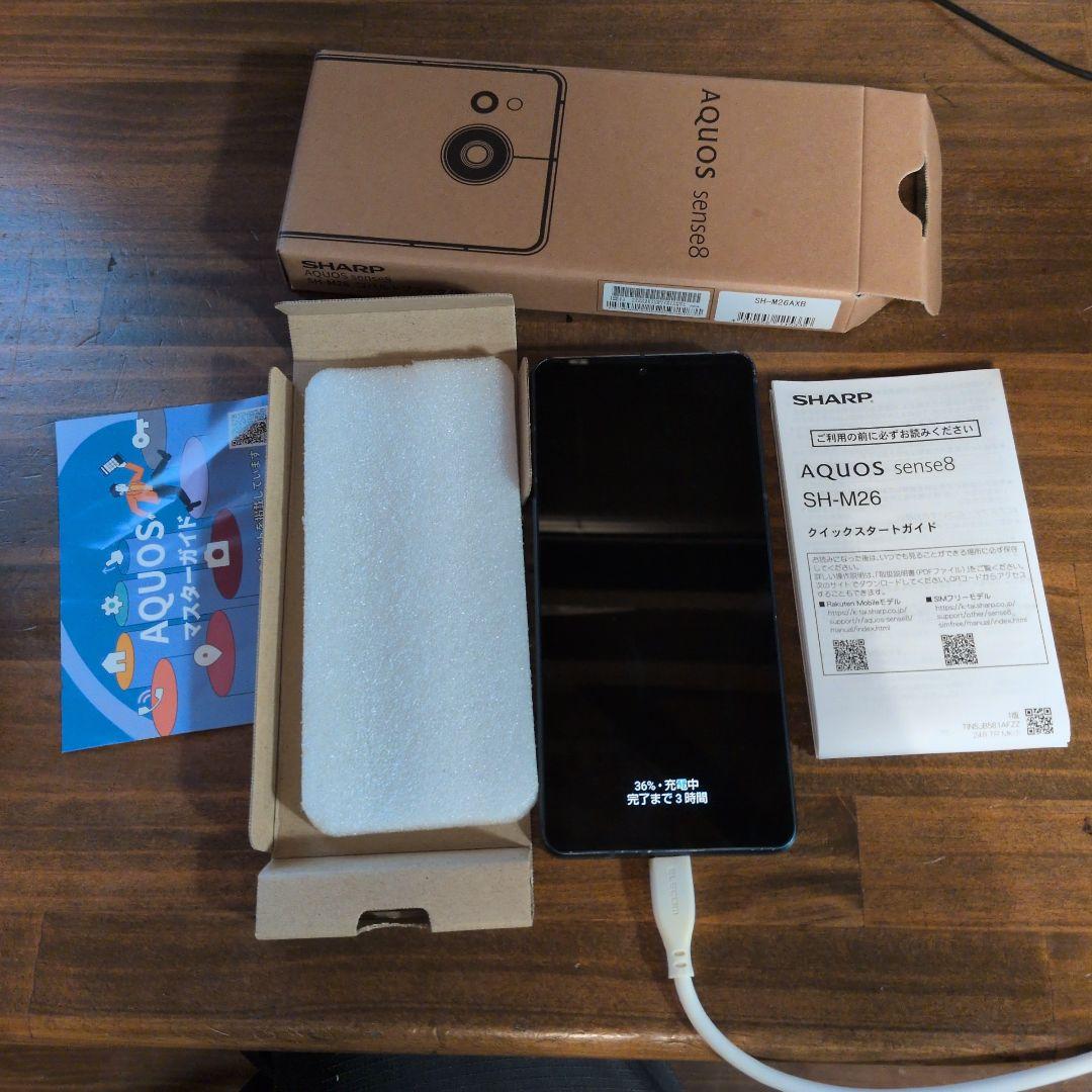 SHARP　AQUOS　sense8 コバルトブラック SIMフリー