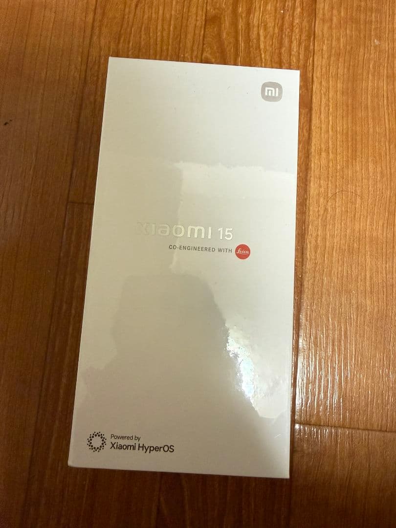 新品未使用品 Xiaomi 15 ブラック国内版12GB+256GB