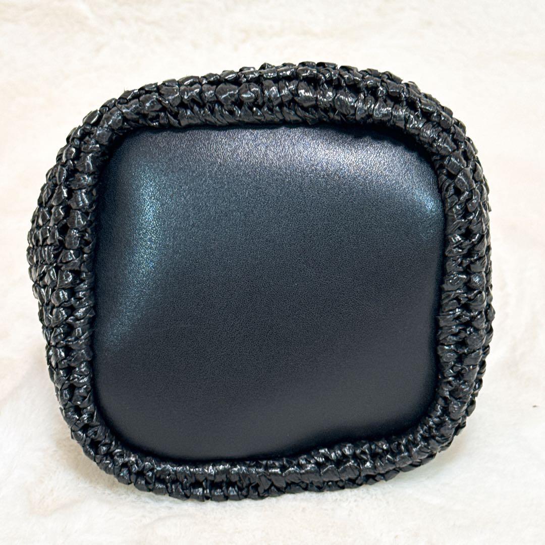 現行 極美品✨ フルラ ミオニード 2024SS ミニバッグ 巾着 ポーチ 黒