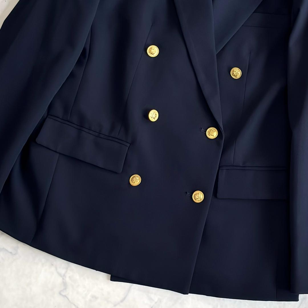 美品♪ジャーナルスタンダードレリューム 24AW 紺ブレ 金ボタン 36 tn2
