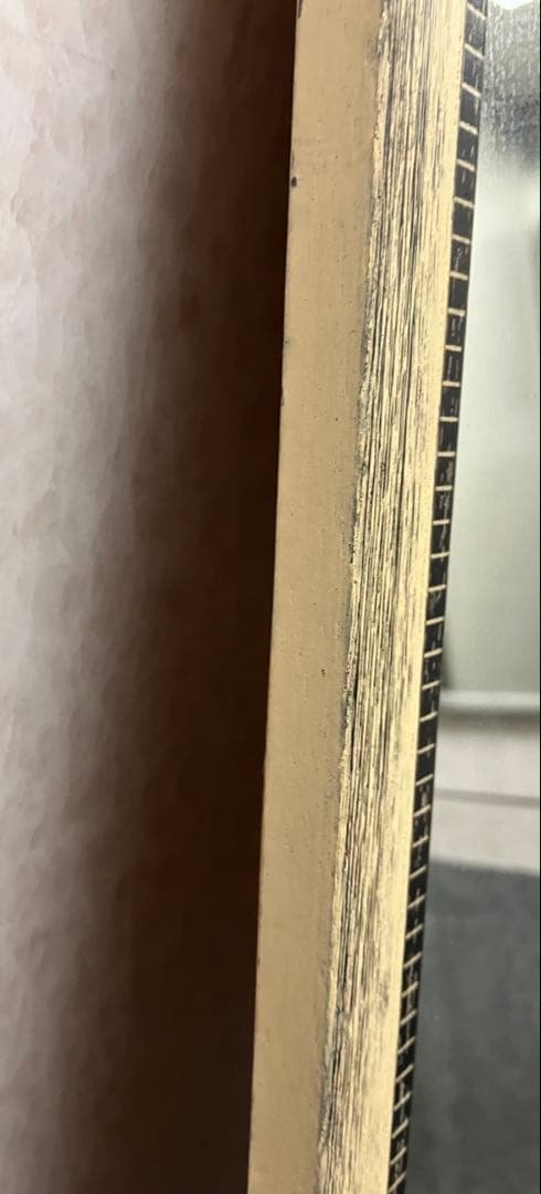 姿見　かがみ　木製フレーム 安全ミラー　アンティーク