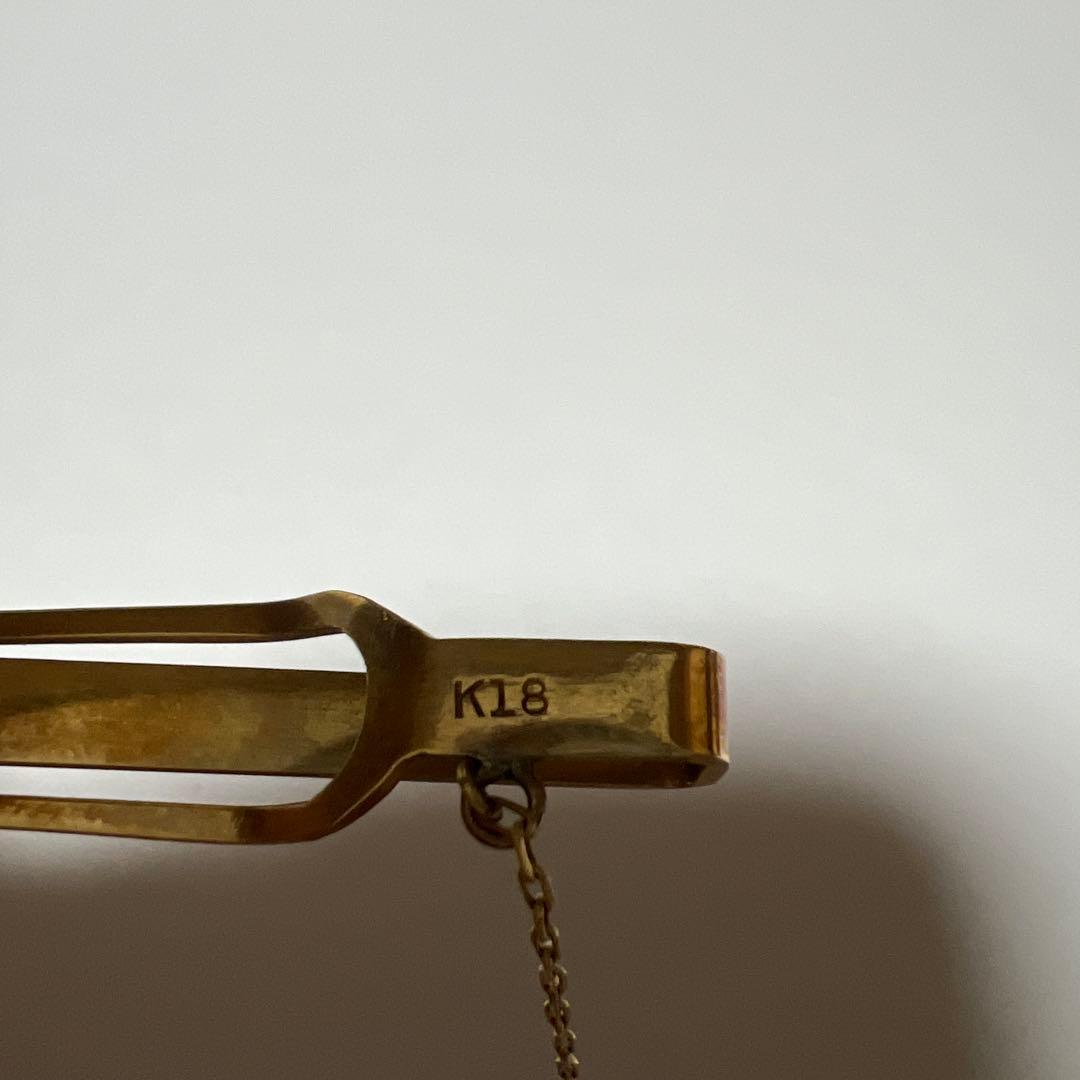 k18刻印　ネクタイピン