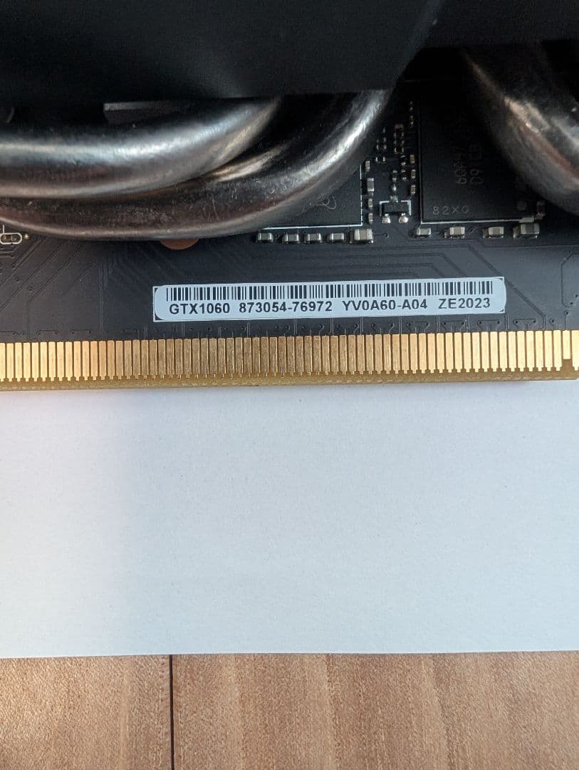 ASUS GTX 1060 6G グラフィックボード　動作確認済